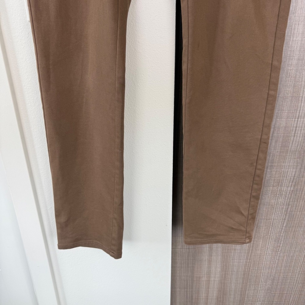 Johnnie O Khaki Brown Terry Cloth 5 Pocket Pants Stretch Size 33 - Picture 7 of 13
